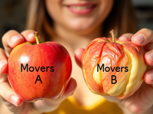 This shows that all movers are not the same. So you can't compare movers like apples to apples